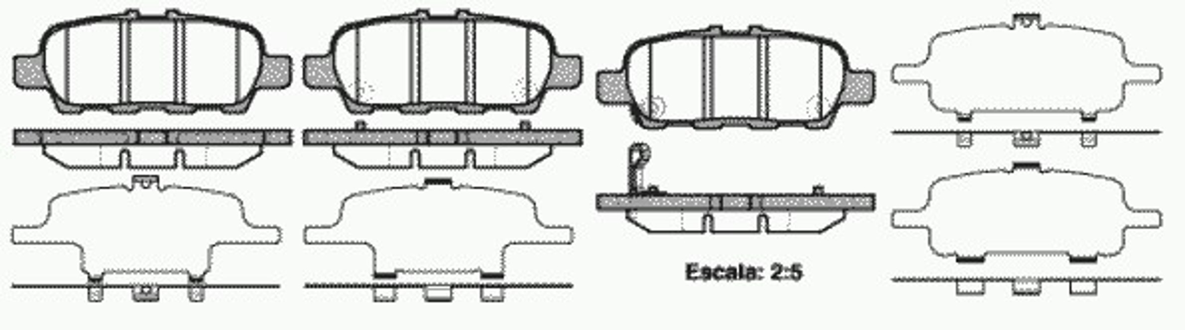 Колодки тормозные дисковые WOKING P9763.41