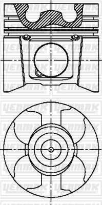 Поршень YENMAK 31-04159-000