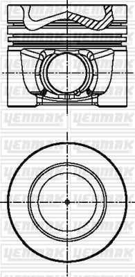 Поршень YENMAK 31-04341-000