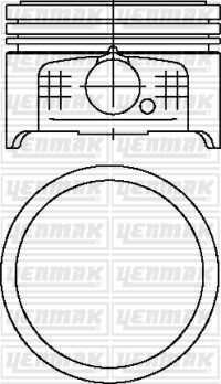 Поршень YENMAK 31-04500-000