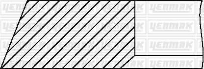 Комплект поршневых колец YENMAK 91-09170-000