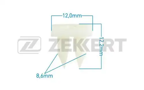 Be1743 клипса крепёжная mitsubishi toyota мин. кол. заказа 10шт ZEKKERT BE1743