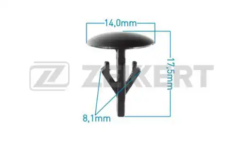Be3444 клипса крепёжная honda мин. кол. заказа 10шт ZEKKERT BE3444