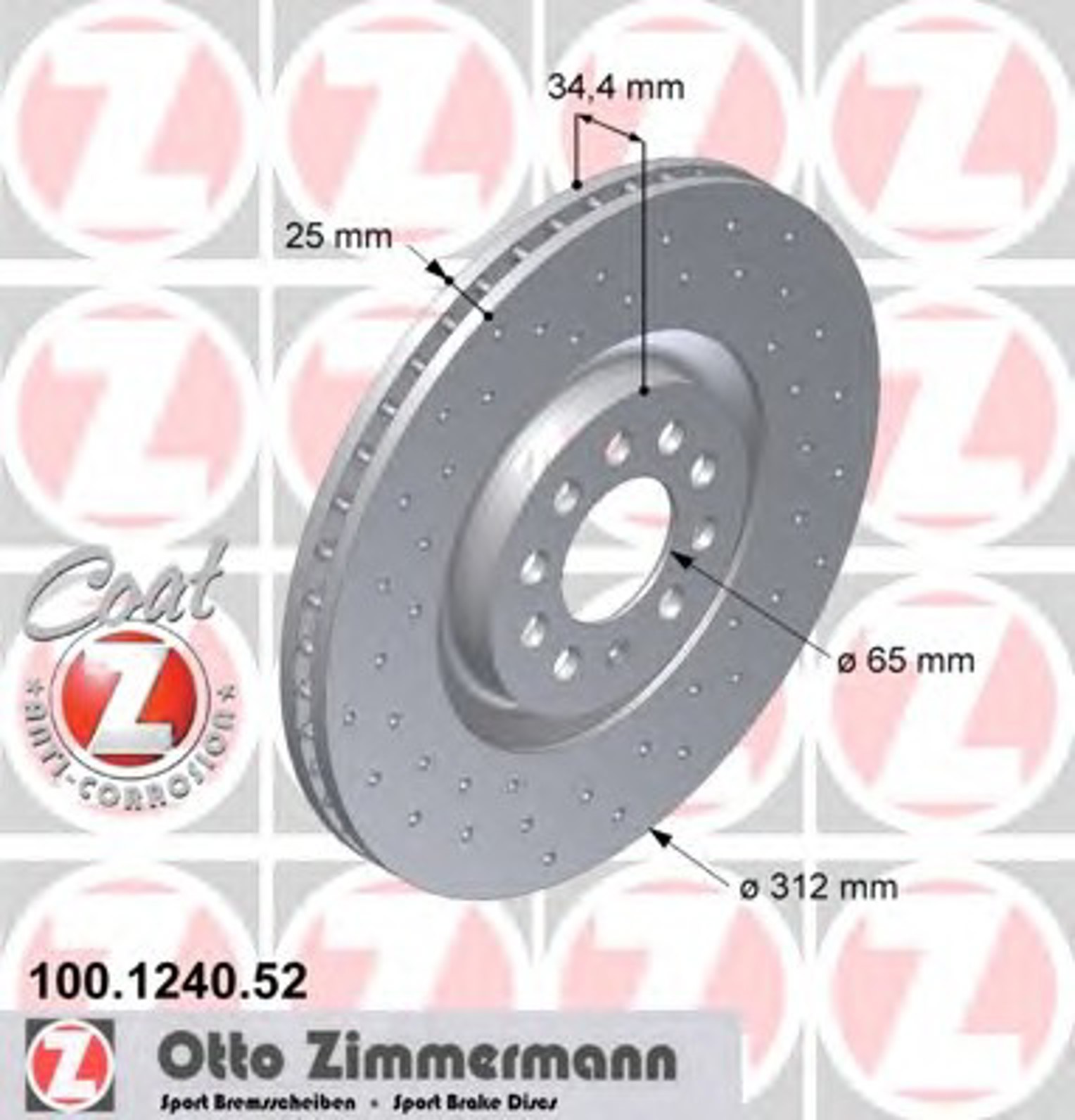 Тормозной диск sport brake disc z