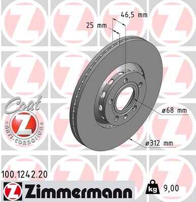 Тормозной диск coat z