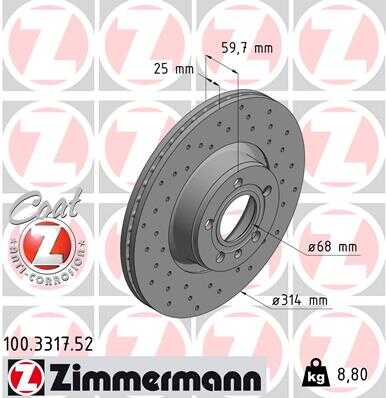Тормозной диск sport brake disc z