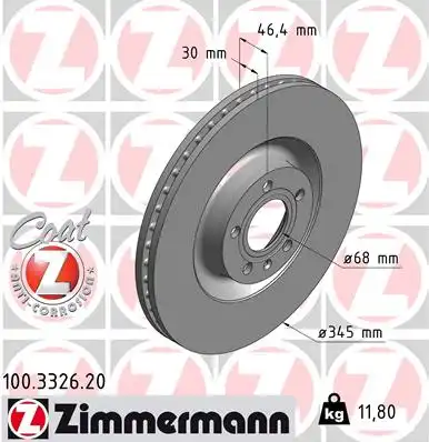 Тормозной диск coat z