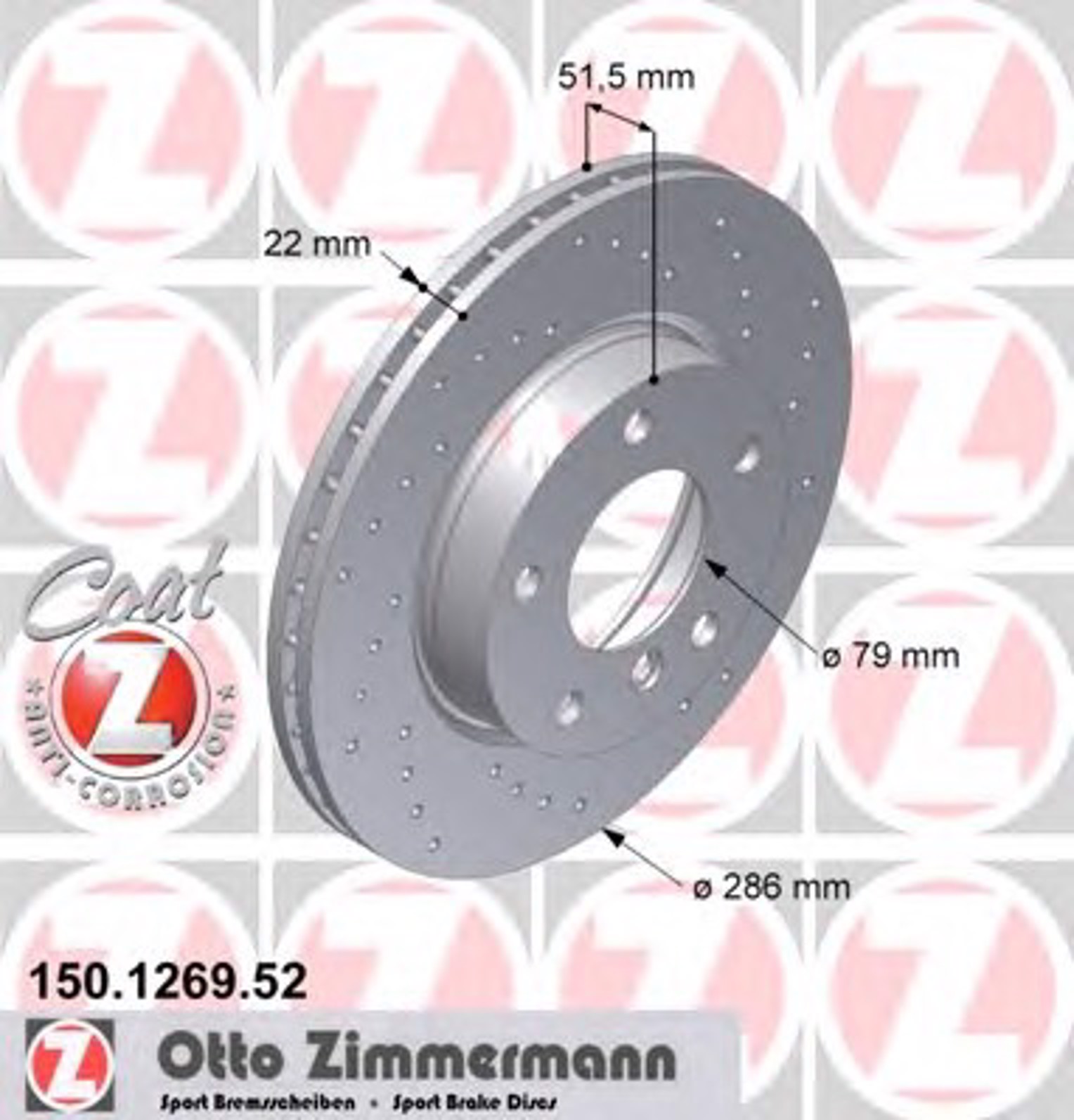 Тормозной диск sport brake disc z
