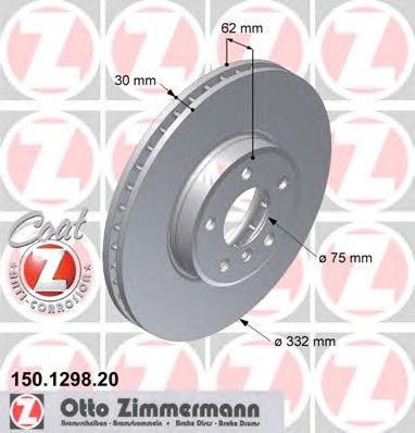 Тормозной диск coat z