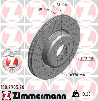 Тормозной диск coat z