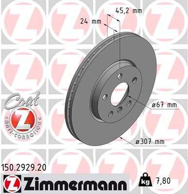 Тормозной диск coat z