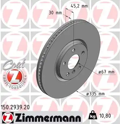 Тормозной диск coat z