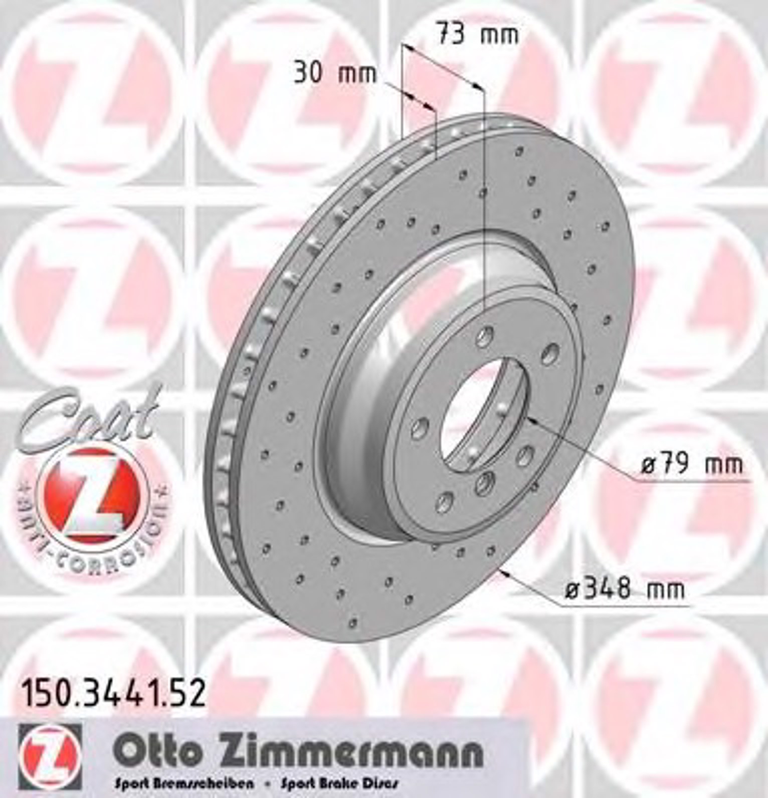 Тормозной диск sport brake disc z