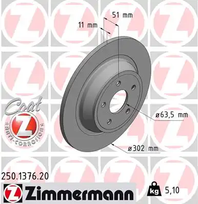 Тормозной диск coat z
