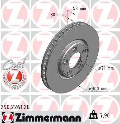 Тормозной диск coat z