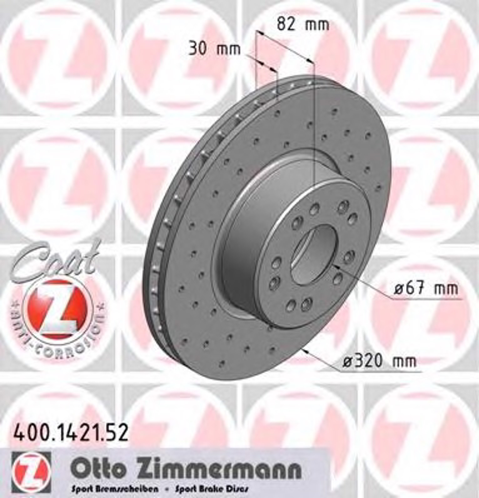 Тормозной диск sport brake disc z