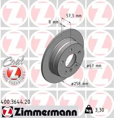 Тормозной диск coat z