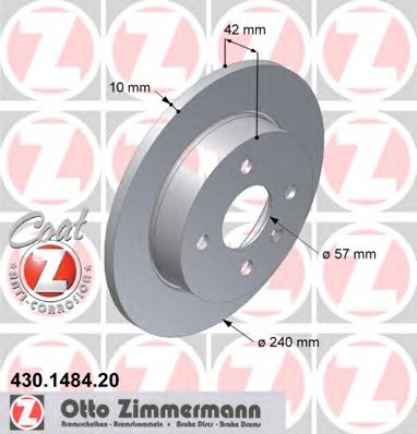 Тормозной диск coat z