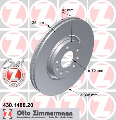 Тормозной диск coat z