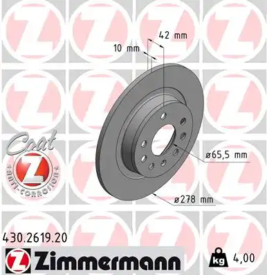 Тормозной диск coat z