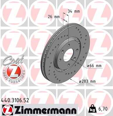 Тормозной диск sport brake disc z