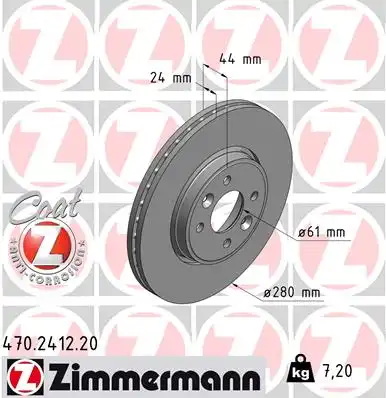 Тормозной диск coat z