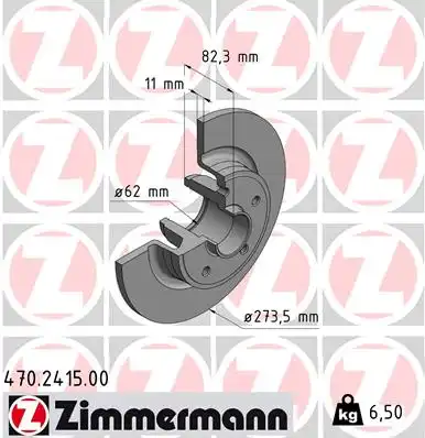 Тормозные диски ZIMMERMANN 470.2415.00