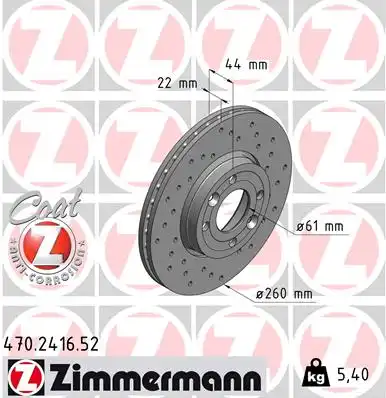 Тормозной диск sport brake disc z