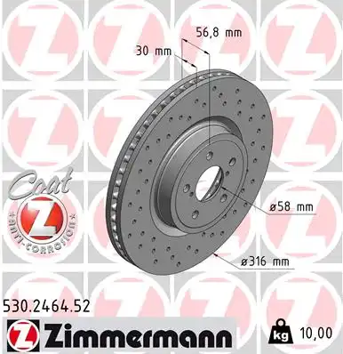 Тормозной диск sport brake disc z