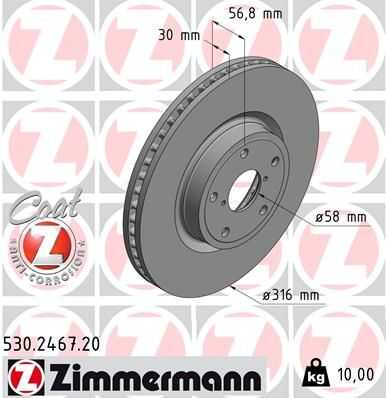 Тормозной диск coat z