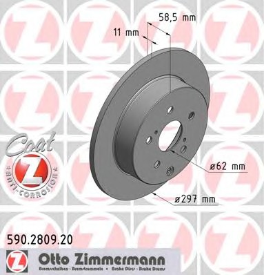Тормозной диск coat z