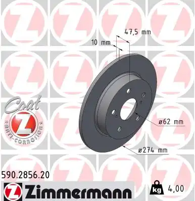 Тормозной диск coat z