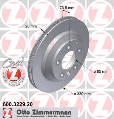 Тормозной диск coat z