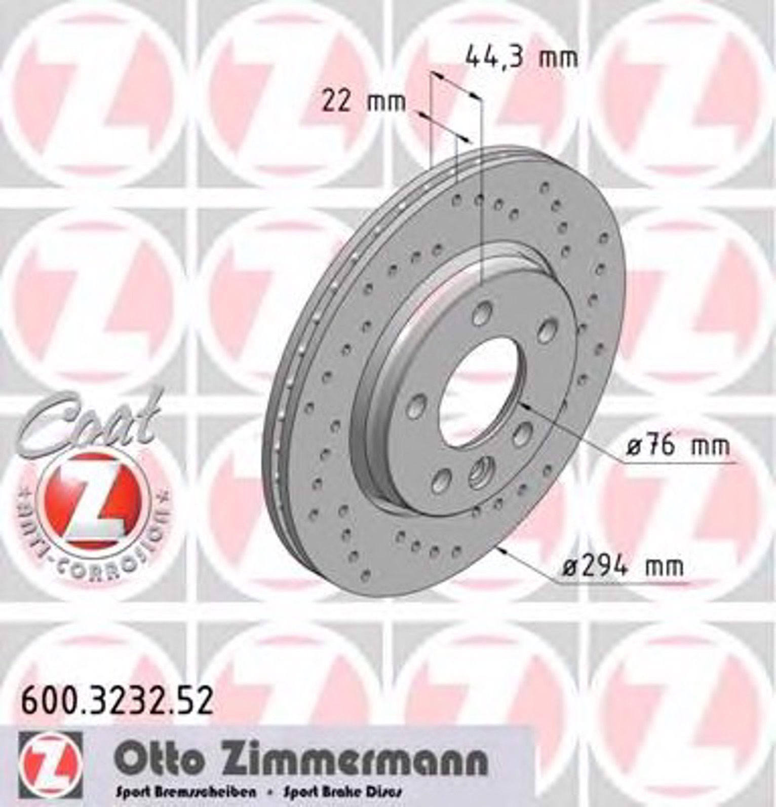 Тормозной диск sport brake disc z