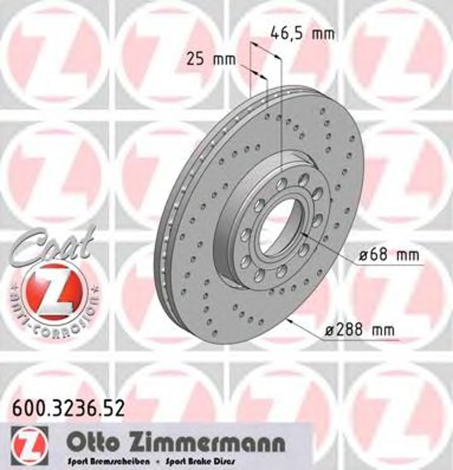 Тормозной диск sport brake disc z