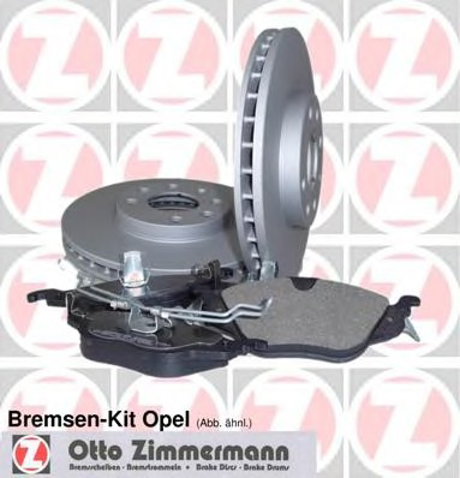 Комплект колодка+диск ZIMMERMANN 640.4206.00
