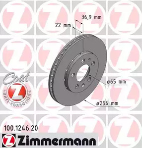 Тормозной диск coat z