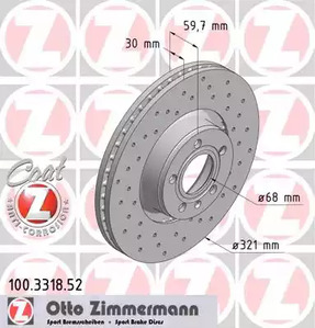 Тормозной диск sport brake disc z