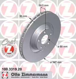 Тормозной диск coat z