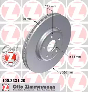 Тормозной диск coat z