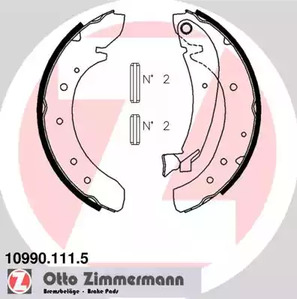 Комплект тормозных колодок ZIMMERMANN 10990.111.5