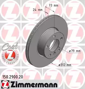 Тормозной диск coat z