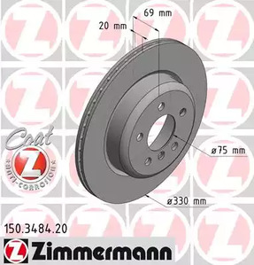 Тормозной диск coat z