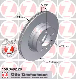 Тормозной диск coat z
