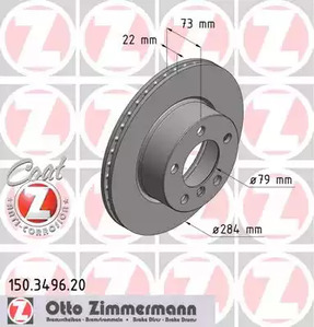 Тормозной диск coat z