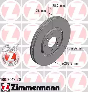 Тормозной диск coat z