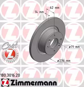 Тормозной диск coat z