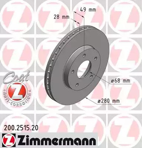 Тормозной диск coat z