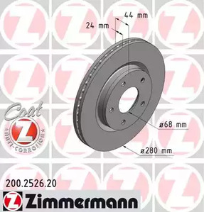 Тормозной диск coat z