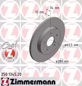 Тормозной диск coat z